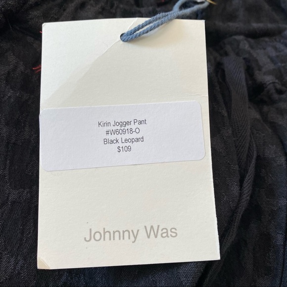 NWT Johnny Was Workshop Kirin Black Leopard Jogger - Picture 11 of 11